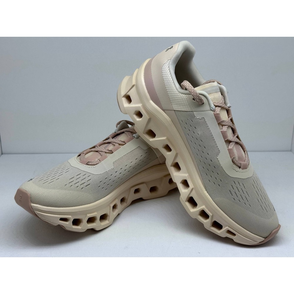 On Cloudmonster Women Running Shoes Moon Fawn 61.97785 Size 7.5 NEW